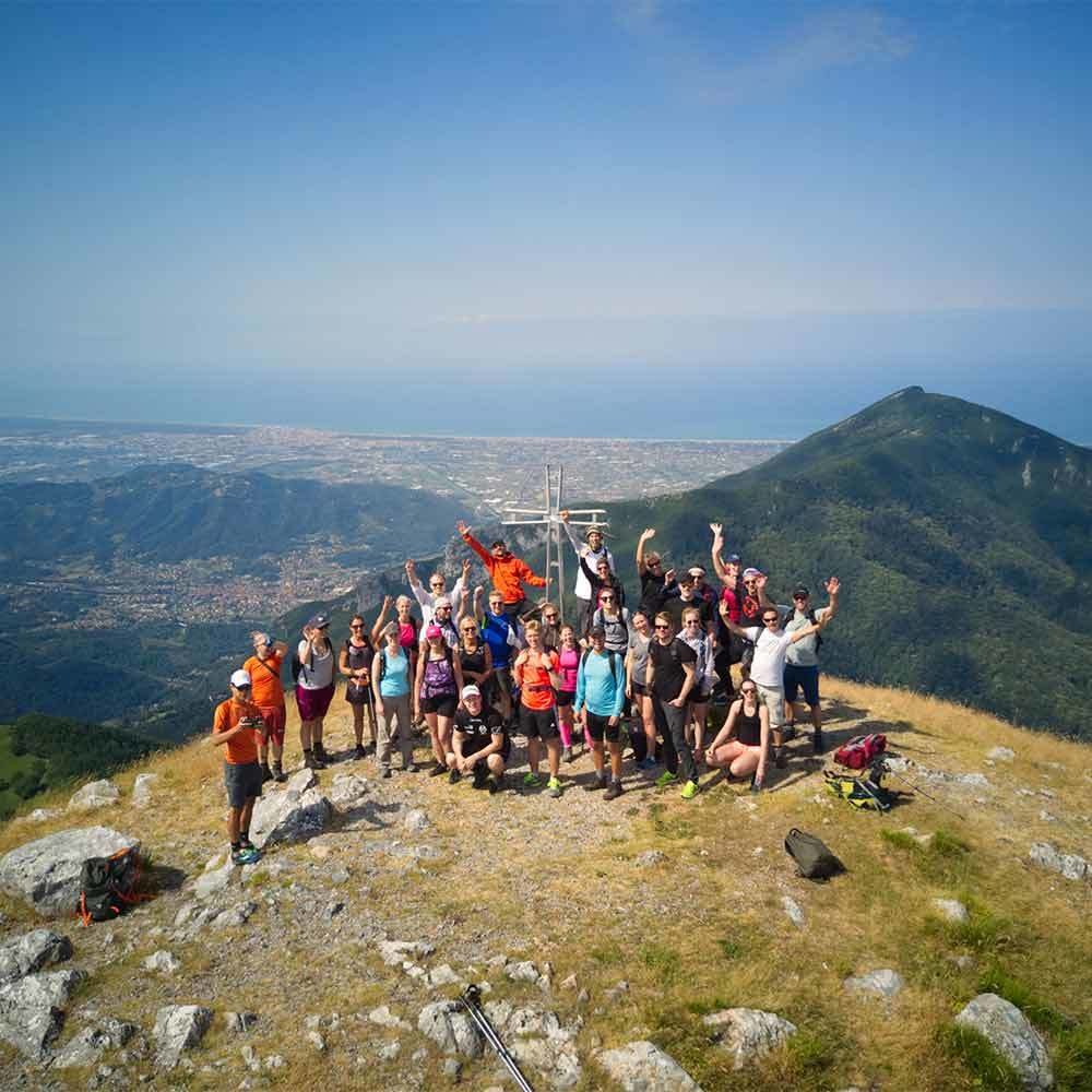 Vandra i de Apuanska alperna vid Cinque Terre med Swett