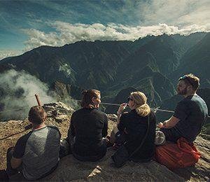 När vi nått Inkaledens huvudmål Machu Piccu får vi berättat myter och historier om den bortglömda staden