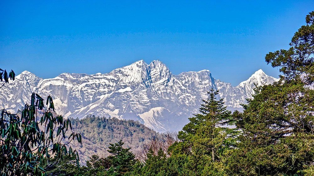 vid foten av mount everest