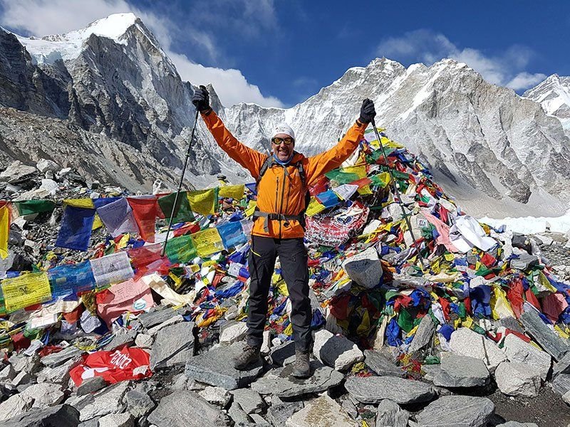 toppen av everest base camp