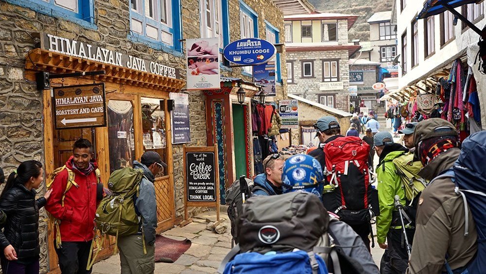 marknad i namche bazaar
