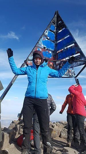 på toppen av atlasbergen